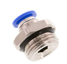 8mm x G1/2'' Push-in Fitting with Male Threads Brass/PA 66 NBR [2 Pieces]