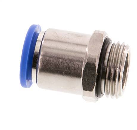 14mm x G1/2'' Push-in Fitting with Male Threads Brass/PA 66 NBR