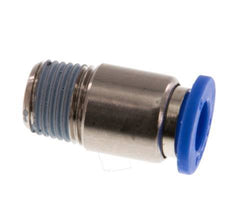 6mm x R1/8'' Push-in Fitting with Male Threads Brass/PA 66 NBR Inner Hexagon [5 Pieces]