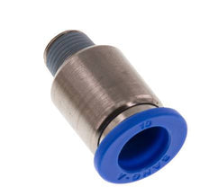 10mm x R1/8'' Push-in Fitting with Male Threads Brass/PA 66 NBR Inner Hexagon [2 Pieces]