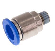 12mm x R1/8'' Push-in Fitting with Male Threads Brass/PA 66 NBR Inner Hexagon [2 Pieces]