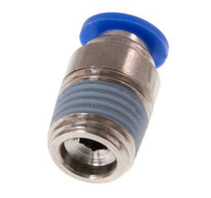 6mm x R1/4'' Push-in Fitting with Male Threads Brass/PA 66 NBR Inner Hexagon [5 Pieces]