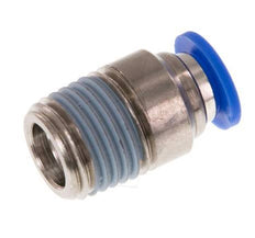 6mm x R1/4'' Push-in Fitting with Male Threads Brass/PA 66 NBR Inner Hexagon [5 Pieces]