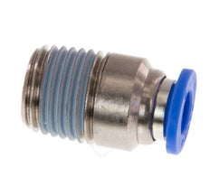 6mm x R1/4'' Push-in Fitting with Male Threads Brass/PA 66 NBR Inner Hexagon [5 Pieces]