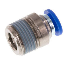 8mm x R3/8'' Push-in Fitting with Male Threads Brass/PA 66 NBR Inner Hexagon [2 Pieces]