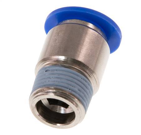 12mm x R3/8'' Push-in Fitting with Male Threads Brass/PA 66 NBR Inner Hexagon [2 Pieces]