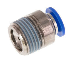 10mm x R1/2'' Push-in Fitting with Male Threads Brass/PA 66 NBR Inner Hexagon [2 Pieces]
