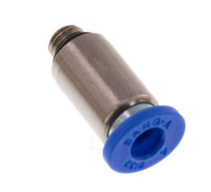 4mm x M 5 Push-in Fitting with Male Threads Brass/PA 66 NBR Inner Hexagon [5 Pieces]