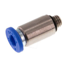 4mm x M 5 Push-in Fitting with Male Threads Brass/PA 66 NBR Inner Hexagon [5 Pieces]
