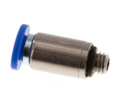 4mm x M 5 Push-in Fitting with Male Threads Brass/PA 66 NBR Inner Hexagon [5 Pieces]