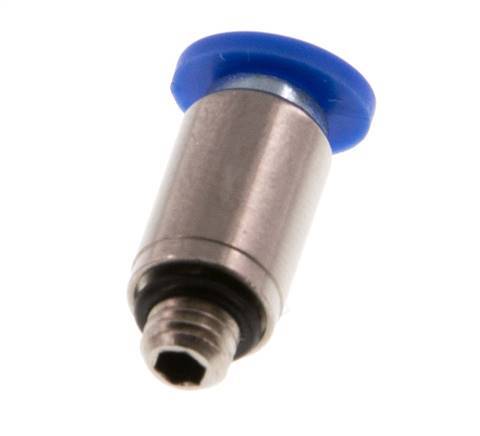 4mm x M 5 Push-in Fitting with Male Threads Brass/PA 66 NBR Inner Hexagon [5 Pieces]