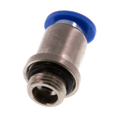 6mm x G1/8'' Push-in Fitting with Male Threads Brass/PA 66 NBR Inner Hexagon [5 Pieces]