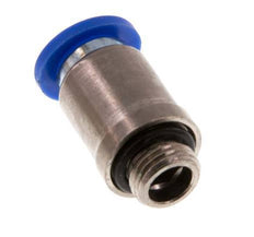 8mm x G1/8'' Push-in Fitting with Male Threads Brass/PA 66 NBR Inner Hexagon [5 Pieces]
