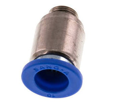 10mm x G1/8'' Push-in Fitting with Male Threads Brass/PA 66 NBR Inner Hexagon [2 Pieces]