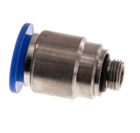12mm x G1/8'' Push-in Fitting with Male Threads Brass/PA 66 NBR Inner Hexagon [2 Pieces]