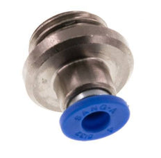 4mm x G1/4'' Push-in Fitting with Male Threads Brass/PA 66 NBR Inner Hexagon [5 Pieces]