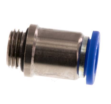 10mm x G1/4'' Push-in Fitting with Male Threads Brass/PA 66 NBR Inner Hexagon [2 Pieces]