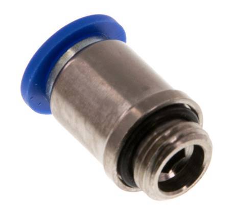 10mm x G1/4'' Push-in Fitting with Male Threads Brass/PA 66 NBR Inner Hexagon [2 Pieces]