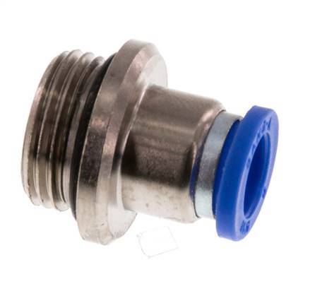 8mm x G3/8'' Push-in Fitting with Male Threads Brass/PA 66 NBR Inner Hexagon [2 Pieces]
