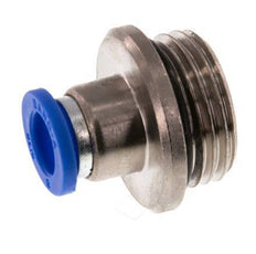 8mm x G1/2'' Push-in Fitting with Male Threads Brass/PA 66 NBR Inner Hexagon [2 Pieces]
