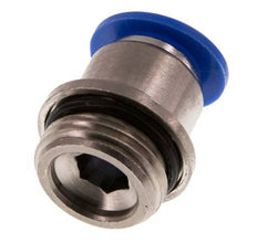 12mm x G1/2'' Push-in Fitting with Male Threads Brass/PA 66 NBR Inner Hexagon [2 Pieces]