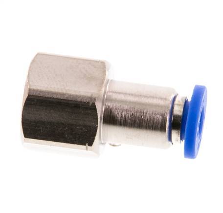 4mm x G1/8'' Push-in Fitting with Female Threads Brass/PA 66 NBR [2 Pieces]