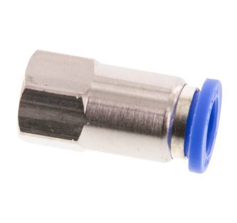 8mm x G1/8'' Push-in Fitting with Female Threads Brass/PA 66 NBR [2 Pieces]