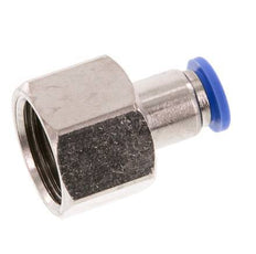 8mm x G1/2'' Push-in Fitting with Female Threads Brass/PA 66 NBR