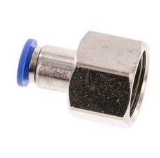 8mm x G1/2'' Push-in Fitting with Female Threads Brass/PA 66 NBR