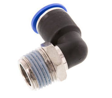 12mm x R1/2'' 90deg Elbow Push-in Fitting with Male Threads Brass/PA 66 NBR Short Sleeve Rotatable [2 Pieces]