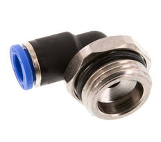 8mm x G1/2'' 90deg Elbow Push-in Fitting with Male Threads Brass/PA 66 NBR Short Sleeve Rotatable [2 Pieces]