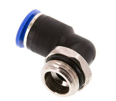 12mm x G1/2'' 90deg Elbow Push-in Fitting with Male Threads Brass/PA 66 NBR Short Sleeve Rotatable [2 Pieces]