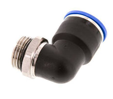 16mm x G1/2'' 90deg Elbow Push-in Fitting with Male Threads Brass/PA 66 NBR Short Sleeve Rotatable