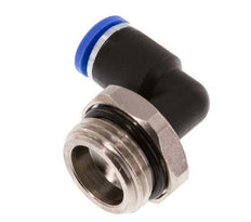 8mm x G1/2'' 90deg Elbow Push-in Fitting with Male Threads Brass/PA 66 NBR Rotatable [2 Pieces]