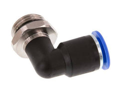 12mm x G1/2'' 90deg Elbow Push-in Fitting with Male Threads Brass/PA 66 NBR Rotatable [2 Pieces]