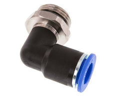 12mm x G1/2'' 90deg Elbow Push-in Fitting with Male Threads Brass/PA 66 NBR Rotatable [2 Pieces]