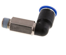 12mm x R1/4'' 90deg Elbow Push-in Fitting with Male Threads Brass/PA 66 NBR Long Sleeve Rotatable