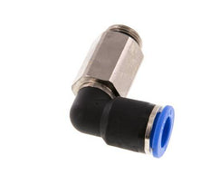 12mm x G3/8'' 90deg Elbow Push-in Fitting with Male Threads Brass/PA 66 NBR Long Sleeve Rotatable