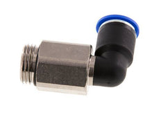 12mm x G1/2'' 90deg Elbow Push-in Fitting with Male Threads Brass/PA 66 NBR Long Sleeve Rotatable