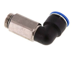 16mm x G1/2'' 90deg Elbow Push-in Fitting with Male Threads Brass/PA 66 NBR Long Sleeve Rotatable