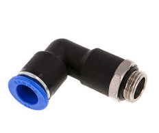12mm x G3/8'' 90deg Elbow Push-in Fitting with Male Threads Brass/PA 66 NBR Long Body Rotatable [2 Pieces]
