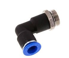12mm x G1/2'' 90deg Elbow Push-in Fitting with Male Threads Brass/PA 66 NBR Long Body Rotatable [2 Pieces]