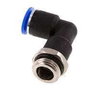 12mm x G1/2'' 90deg Elbow Push-in Fitting with Male Threads Brass/PA 66 NBR Long Body Rotatable [2 Pieces]