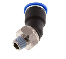 10mm x R1/8'' 45deg Elbow Push-in Fitting with Male Threads Brass/PA 66 NBR [2 Pieces]