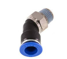 10mm x R1/4'' 45deg Elbow Push-in Fitting with Male Threads Brass/PA 66 NBR [2 Pieces]