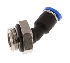 4mm x G1/4'' 45deg Elbow Push-in Fitting with Male Threads Brass/PA 66 NBR [2 Pieces]
