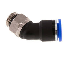 10mm x G1/4'' 45deg Elbow Push-in Fitting with Male Threads Brass/PA 66 NBR [2 Pieces]