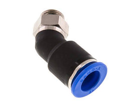 12mm x G1/4'' 45deg Elbow Push-in Fitting with Male Threads Brass/PA 66 NBR [2 Pieces]