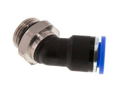 10mm x G3/8'' 45deg Elbow Push-in Fitting with Male Threads Brass/PA 66 NBR [2 Pieces]