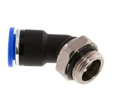 10mm x G3/8'' 45deg Elbow Push-in Fitting with Male Threads Brass/PA 66 NBR [2 Pieces]